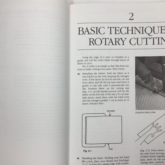 Quilter's Guide Rotary Cutting Quilting Book Patchwork Poster Fanning Patterns - Picture 6 of 16
